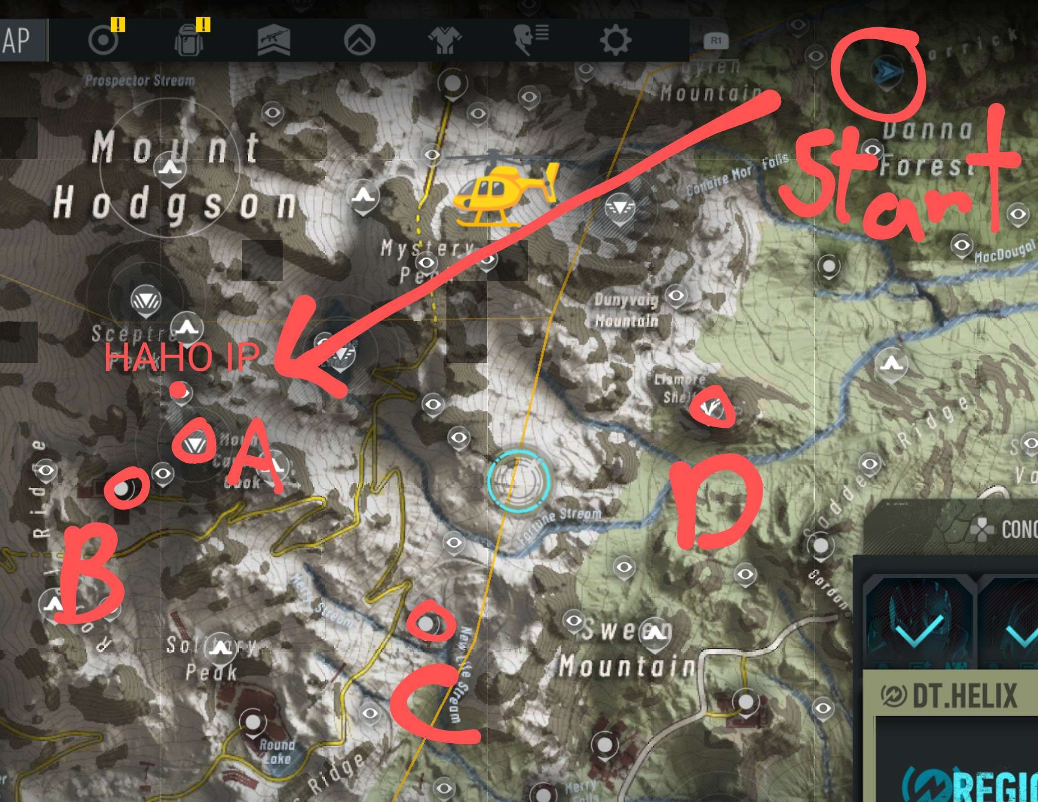 Tacmap for Operation Highlander